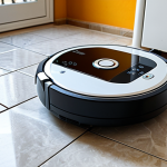 Home 10 로봇 기술이 해결하는 가정 문제 - Robotic Vacuum Cleaner in a Cozy Italian Home**
"A robotic vacuum cleaner autonomously cleaning the...